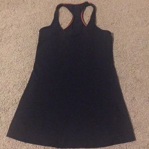 Navy blue Lulu Lemon razor back, like new!